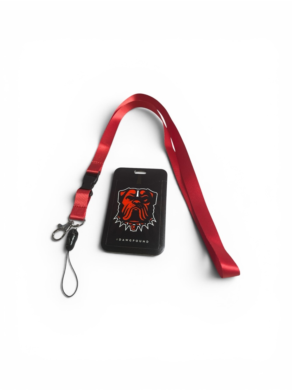 Georgia Bulldog ID Badge Holder with Lanyard